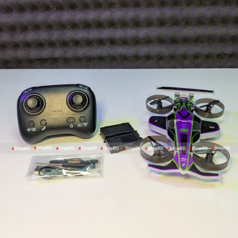 2-in-1 Flying RC Car Drone – Land & Air Stunt Vehicle for Dual-Mode Fun - Best Price in Dhaka