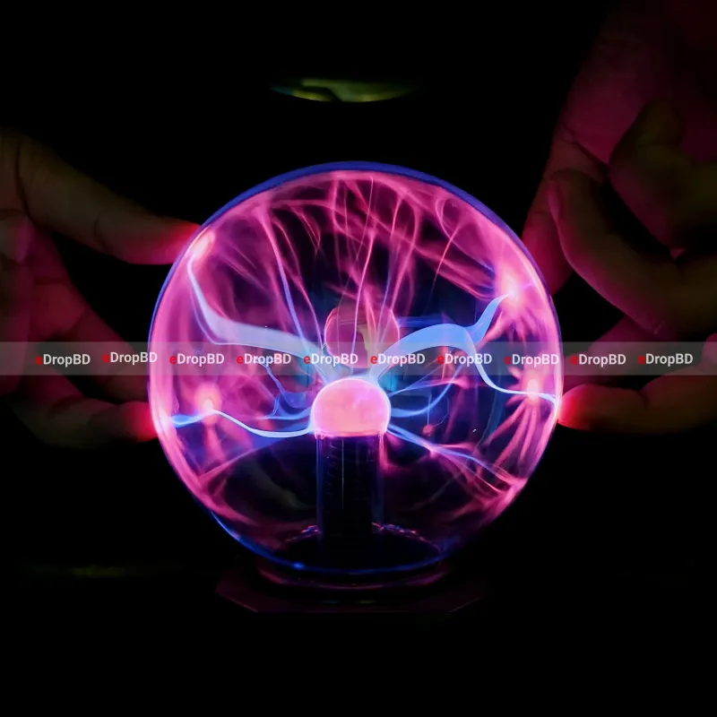 Globe Shape Magic Plasma Ball Light-5 Inch - Magical Products for Kids, Mind Refreshing Product