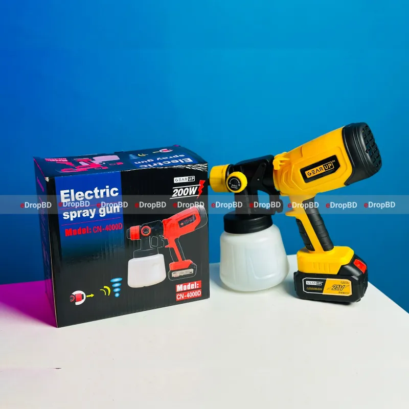 GearUP Rechargeable Cordless Paint Spray Machine - Best Problem Solving Product